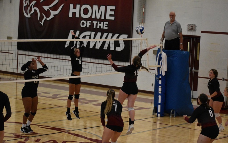 Hawks Women's Volleyball Snatch 3-0 Win from Delaware Technical Community College